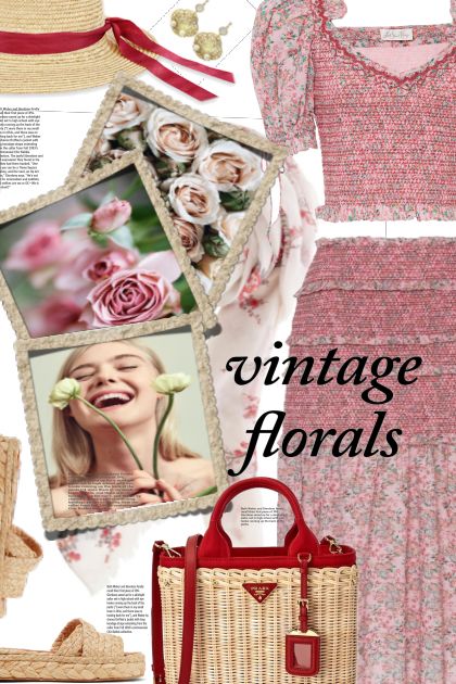 Vintage Florals- Modekombination