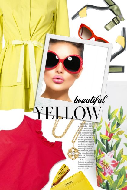 Beautiful Yellow- Fashion set
