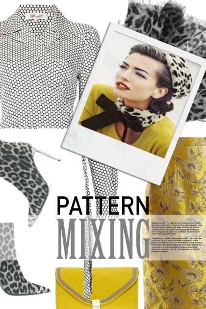 Pattern Mixing II- Модное сочетание