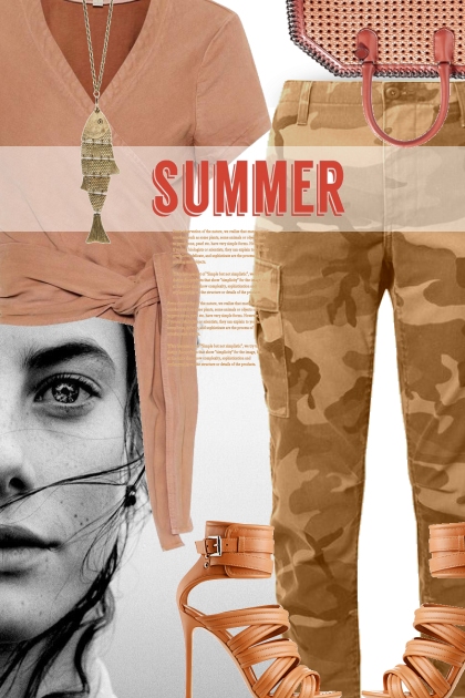 Summer- combinação de moda