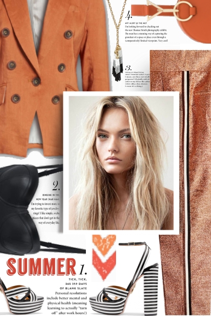 Summer Orange- Combinaciónde moda