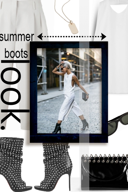 Summer Boots- combinação de moda