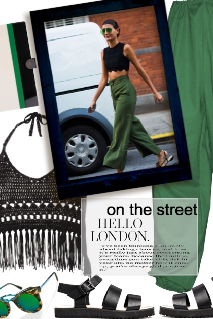 on the streets of London- Fashion set