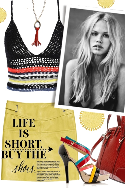 Life is short, buy the shoes!- Fashion set