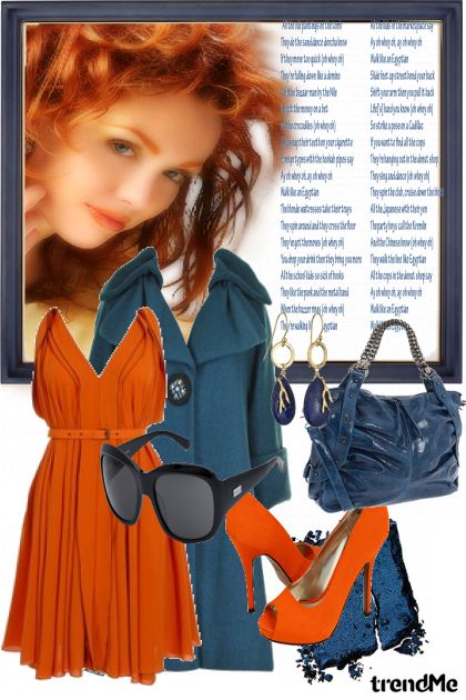 Orange and blue :)- Modekombination