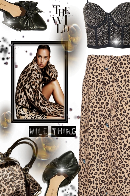 Leopard Print and Studs- Combinaciónde moda