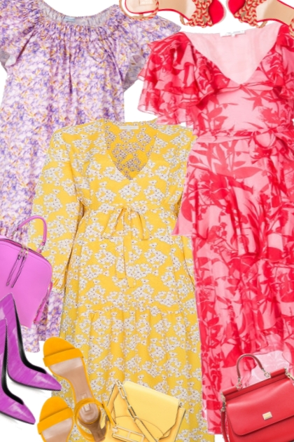 Pick an Easter Dress- combinação de moda