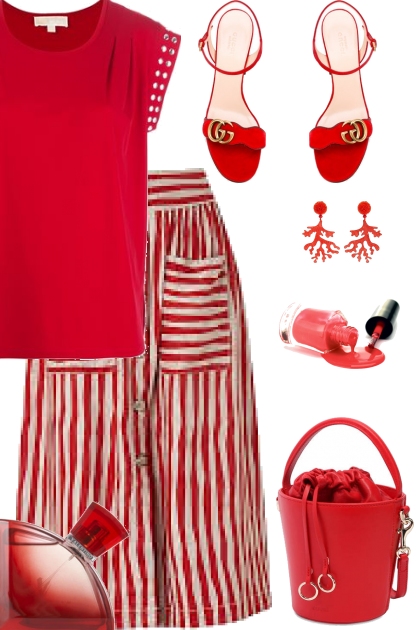 SUMMER IN RED- Модное сочетание