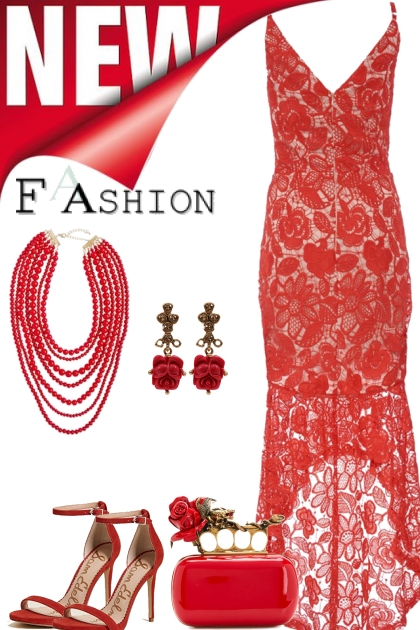 RED FASHION- Fashion set