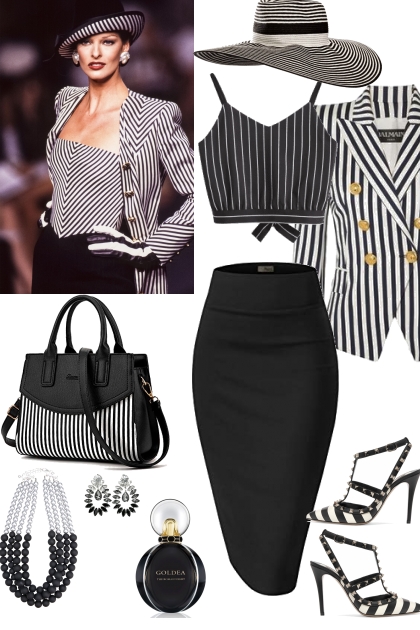 STRIPES FOR LINDA - Fashion set