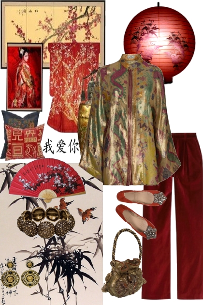 CHINESE INSPIRATION- Modna kombinacija