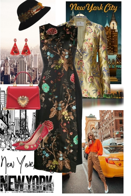 NEW YORK, NEW YORK- Модное сочетание