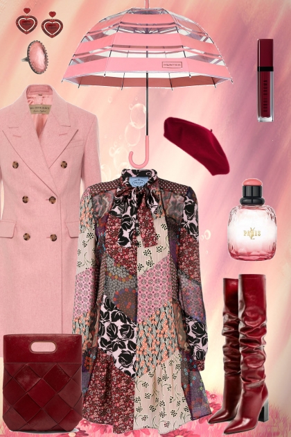 HOW TO WEAR PINK COAT