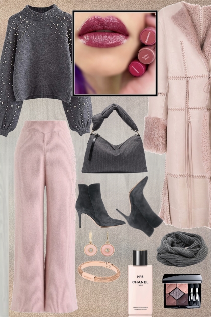 GREY AND PINK