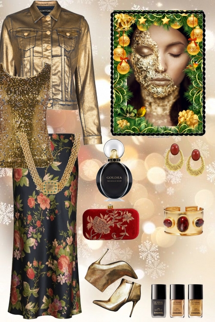 GOLD CHRISTMAS- Combinaciónde moda