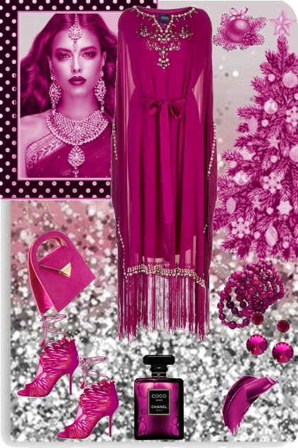 CHRISTMAS FUCHSIA- Fashion set