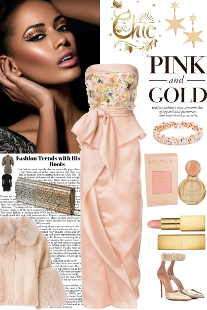 ROSE GOLD- combinação de moda