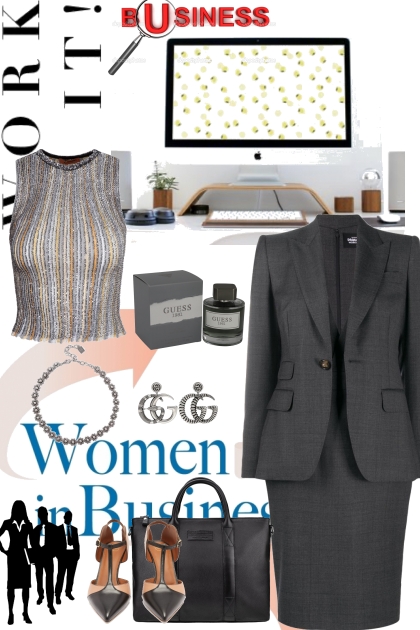 BUSINESS OUTFIT- combinação de moda