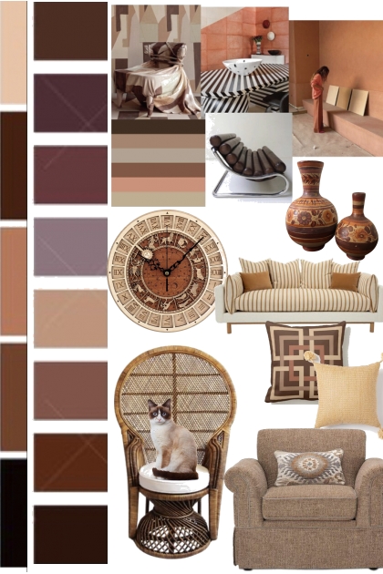 Brown and Beige for a warm home