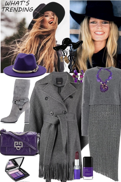 CRAZY FOR PURPLE HAT