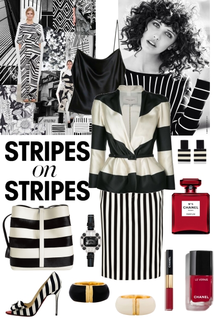 STRIPES ON STRIPES- Fashion set