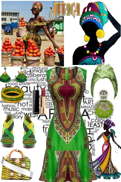 African prints - 搭配