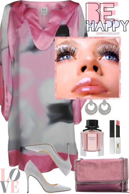 PINK AND SILVER- Fashion set