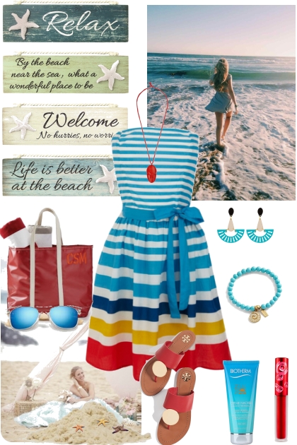 Life is better at the beach- Fashion set