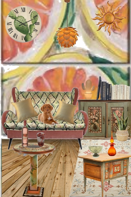 INTERIOR OF A COUNTRY HOUSE IN SICILY- Fashion set