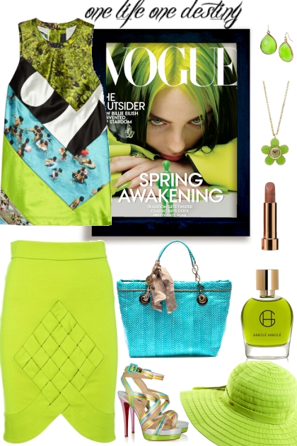 SUMMER WITH NEON COLORS- Fashion set