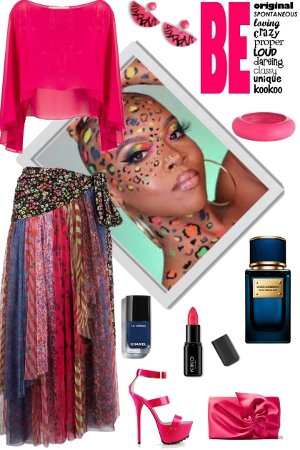 HOW TO WEAR PATCHWORK SKIRT- Modekombination