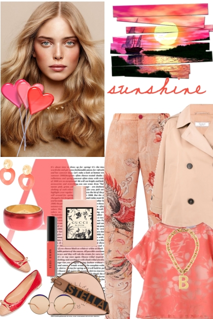 COLORS: POWDER PINK AND SALMON PINK