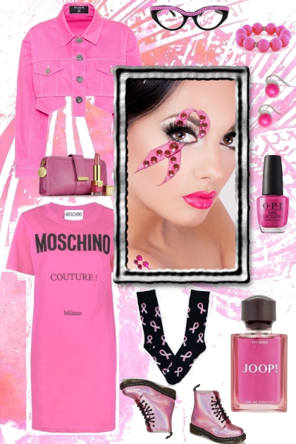 MOSCHINO PINK DRESS- Combinaciónde moda