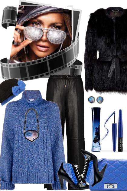 BLACK&BLUE MEDLEY- Combinazione di moda