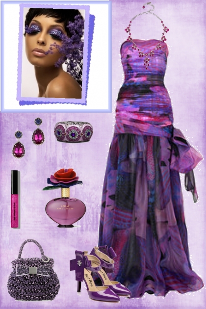 PLAYING WITH THE COLOR PURPLE- Fashion set
