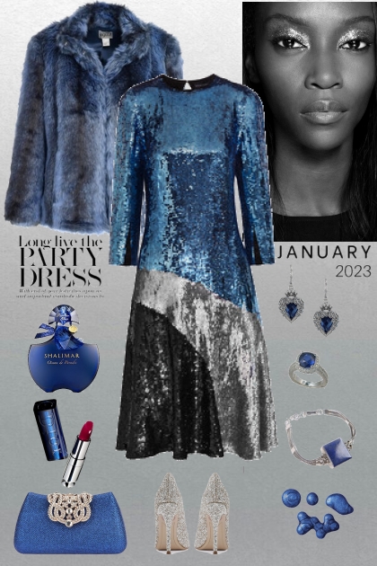 SPARKLE DRESS- Модное сочетание