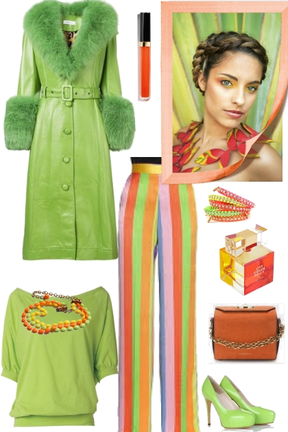 LIME GREEN- Combinaciónde moda