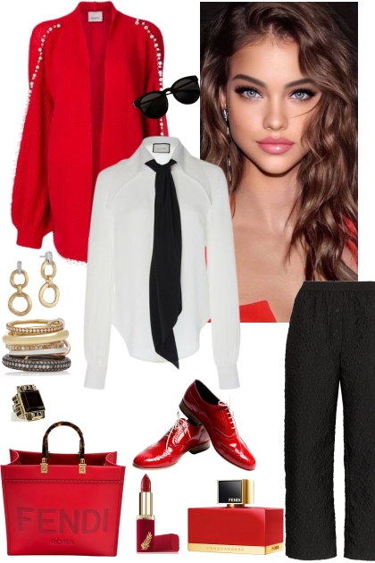 HOW TO WEAR RED FENDI BAG- Combinaciónde moda