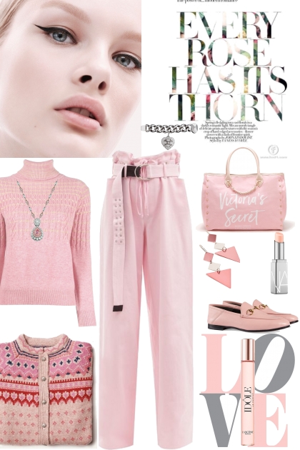 PINK FOR MARCH- Fashion set