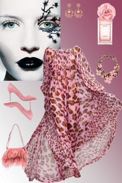 PINK AND LEOPARD- Fashion set