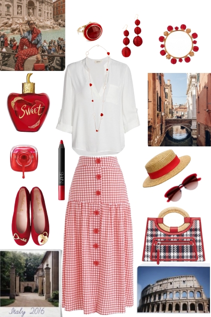 TRIP TO ITALY- combinação de moda