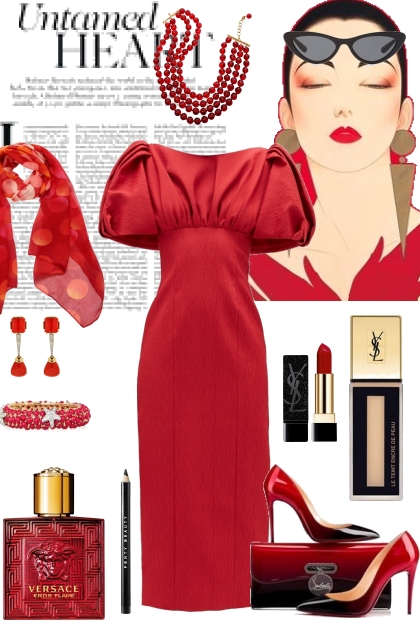 RED STRONG PASSION- Fashion set