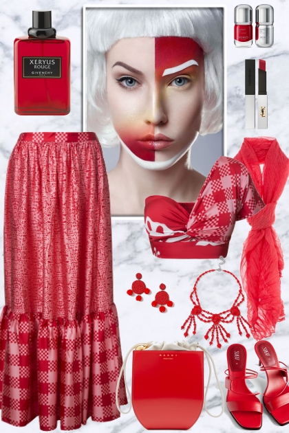 RED MIX AND MATCH- Combinazione di moda