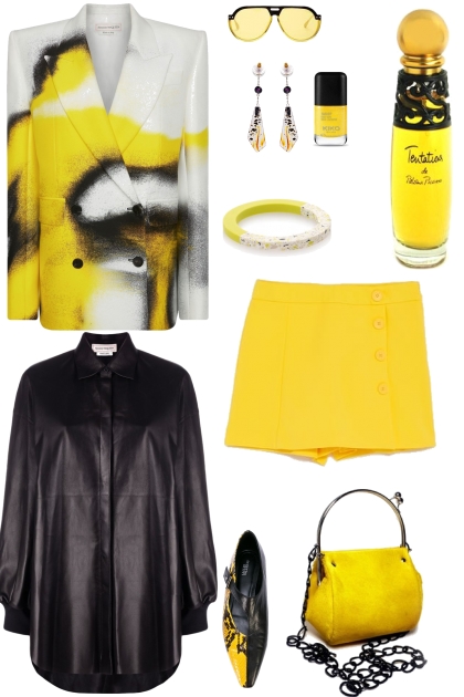 YELLOW IS THE NEW BLACK!- コーディネート