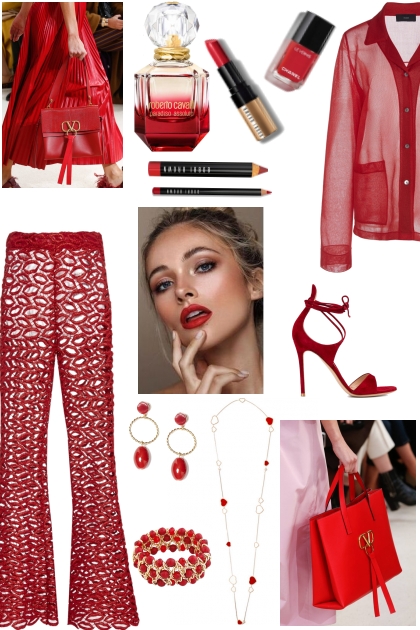 RED NUDE LOOK- Combinaciónde moda