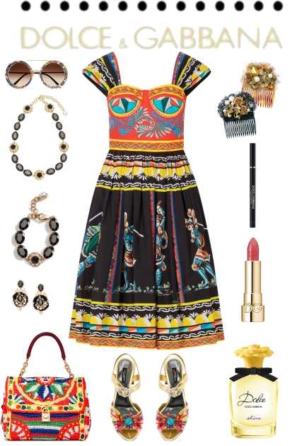 COLORFUL D&G- Fashion set