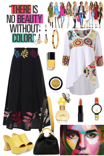 GO WITH COLORS!- Fashion set