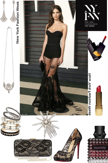 BLACK DRESS DIVA- Модное сочетание