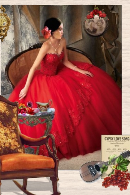 A Lady In Red- Modna kombinacija