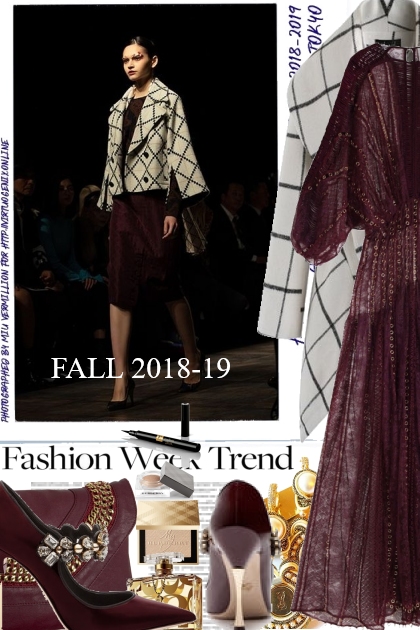 FALL 2018-19 FASHION WEEK TREND- Fashion set